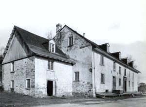 QUEBEC SURNAMES: Fiset + Savard LOCATIONS: Chateau-Richer | Historical view of Chateau Richer, Pointe Moulin, Quebec