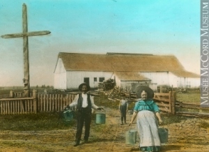Orleans MP-0000.25.1089 | Rural scene, Ile d'Orléans, QC, about 1925